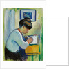 Woman Writing, 1910 by August Macke