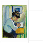 Woman Writing, 1910 by August Macke