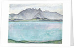 Thunersee with the Stockhorn Mountains, 1910 by Ferdinand Hodler
