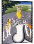 Krishna Quelling the Hydra-headed Snake, c.1790 by Giulio Carlini