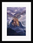 Lord Shiva and Parvati on Mount Kailash by Mahadev Vishvanath Dhurandhar