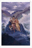 Lord Shiva and Parvati on Mount Kailash by Mahadev Vishvanath Dhurandhar