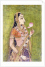 Portrait of a Lady Holding a Lotus, c. 1740-1750 by Indian School