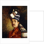 Portrait of a Sikh in Military Head-Dress by Hubert Vos