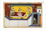 Kaikeyi, King Dasaratha's Second Queen, Rewarding the Hunchback Maidservant Manthara, c.1690-1700 by Indian School