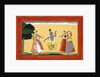 Krishna Dancing Before the Cowgirls as they Clap their Hands, c.1730-1735 by Manaku