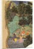 Rama and Lakshmana Offering Water to their Dead Father on the Banks of the Mandakini River, c.1595 by Mughal School
