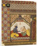 Rama Trying to Justify to Sita his Repudiation of her, c.1595 by Mughal School
