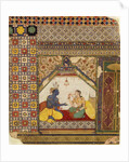 Rama Trying to Justify to Sita his Repudiation of her, c.1595 by Mughal School