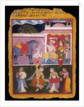 An illustration to Rasikapriya of Keshav Das, early 17th century by Indian School