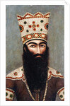 Qajar Royal Portrait; probably Fath 'Ali Shah, c.1810 by Ali Mihr