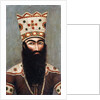Qajar Royal Portrait; probably Fath 'Ali Shah, c.1810 by Ali Mihr