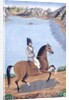 Portrait of a Young Man on Horseback, c.1840 by Persian School
