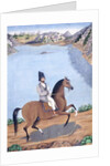 Portrait of a Young Man on Horseback, c.1840 by Persian School