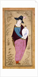 Portrait of a European Youth, 1673 by Muin Musavvir