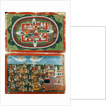 Krishna Attacking the Impregnable Castle of Prag-jyoshita, to Recover the Ear-rings of Aditi, c. 1775 by Nepalese School