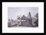 A Hindu Temple in the Fort of Rohtas, Bihar, by Thomas & William (1769-1837) Daniell