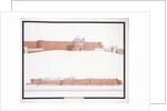 The Fort of Agra, with the Delhi Gate, c. 1815 by Agra School