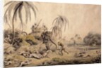 Hunting Kuttauss or Civet Cat by Samuel Howitt