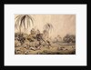 Hunting Kuttauss or Civet Cat by Samuel Howitt