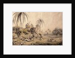 Hunting Kuttauss or Civet Cat by Samuel Howitt