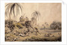 Hunting Kuttauss or Civet Cat by Samuel Howitt