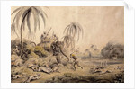 Hunting Kuttauss or Civet Cat by Samuel Howitt