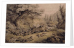Wild Dogs Attacking a Tiger by Samuel Howitt