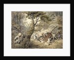 Tiger Attacking a Cattle Train by Samuel Howitt