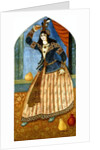A Dancing Girl, c.1850-1900 by Persian School