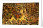 The Battle of Kerbala, 19th century by Persian School