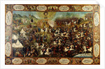 The Martyrdom of Huseyn, c. 1860-70 by School Qajar