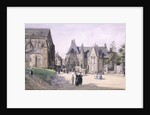 The Little Village Square; La Petite Place du Cillage, 1870 by Ludovic Piette