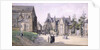 The Little Village Square; La Petite Place du Cillage, 1870 by Ludovic Piette
