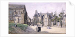 The Little Village Square; La Petite Place du Cillage, 1870 by Ludovic Piette