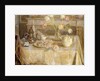 The White Tablecloth; La Nappe Blanche by Henri Eugene Augustin Le Sidaner
