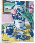 Still Life with Tulips and Iona, 1920s by Francis Campbell Boileau Cadell