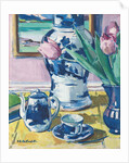 Still Life with Tulips and Iona, 1920s by Francis Campbell Boileau Cadell