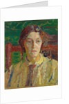 Portrait of Mrs Whelan, c. 1912-3 by Harold Gilman