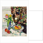 Still Life with Tulips and Fruit by George Leslie Hunter