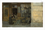 Cafe in Dieppe, c. 1884-5 by Walter Richard Sickert