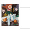 Roses in a Vase with Oranges and a White Tablecloth, by Samuel John Peploe