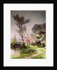 At the Watermill, Spring by Henri Saintain
