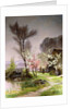 At the Watermill, Spring by Henri Saintain