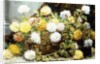 Chrysanthemums in a Basket, 19th century by August Pollak
