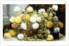 Chrysanthemums in a Basket, 19th century by August Pollak
