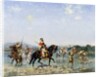 Arab Cavalry Fording a Stream, by Georges Washington
