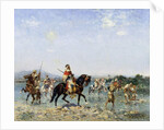 Arab Cavalry Fording a Stream, by Georges Washington