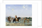 Arab Cavalry Fording a Stream, by Georges Washington