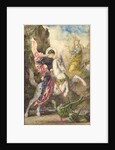 St. George and the Dragon, 1869 by Gustave Moreau